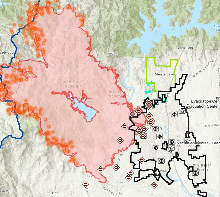 Here S Where The Carr Fire Destroyed Homes In Northern California Los Angeles Times